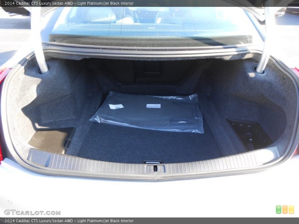 Light Platinum/Jet Black Interior Trunk for the 2014 Cadillac CTS Luxury Sedan AWD #88384766