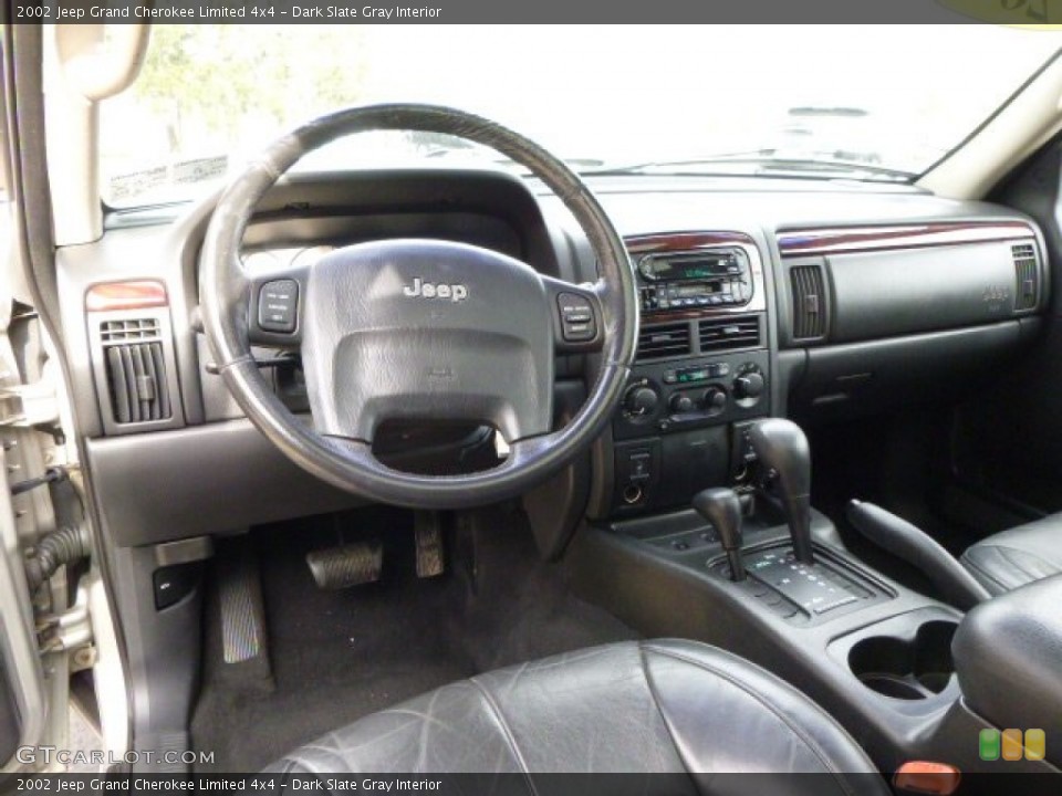 Dark Slate Gray Interior Prime Interior for the 2002 Jeep Grand Cherokee Limited 4x4 #88384800