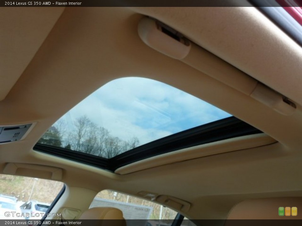 Flaxen Interior Sunroof for the 2014 Lexus GS 350 AWD #88391898