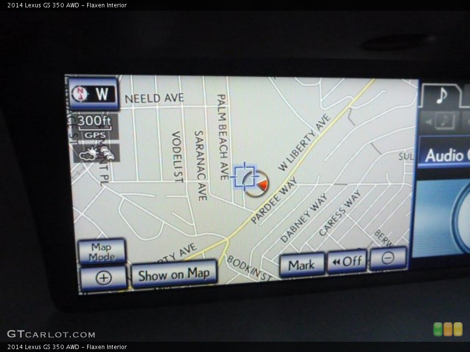 Flaxen Interior Navigation for the 2014 Lexus GS 350 AWD #88391904