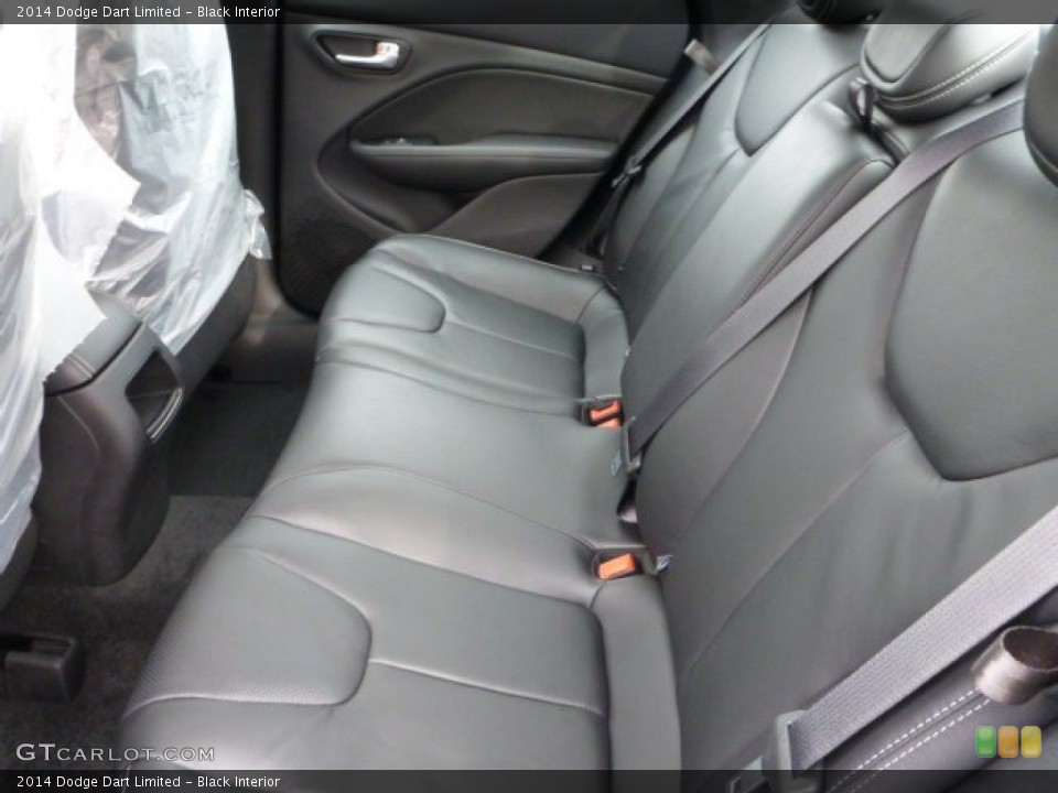Black Interior Rear Seat for the 2014 Dodge Dart Limited #88400766