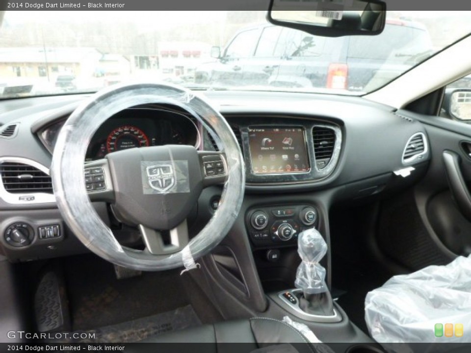 Black Interior Dashboard for the 2014 Dodge Dart Limited #88400790