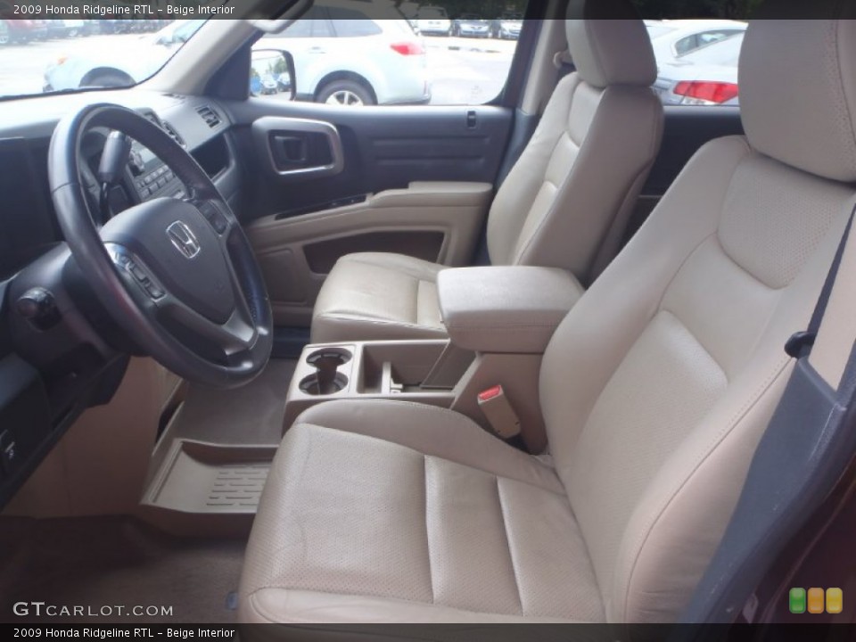 Beige Interior Front Seat for the 2009 Honda Ridgeline RTL #88408287