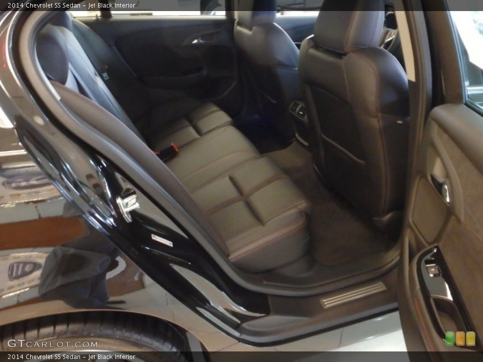 Jet Black Interior Rear Seat for the 2014 Chevrolet SS Sedan #88412814