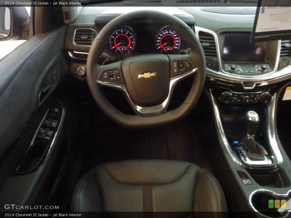 Jet Black Interior Dashboard for the 2014 Chevrolet SS Sedan #88412898