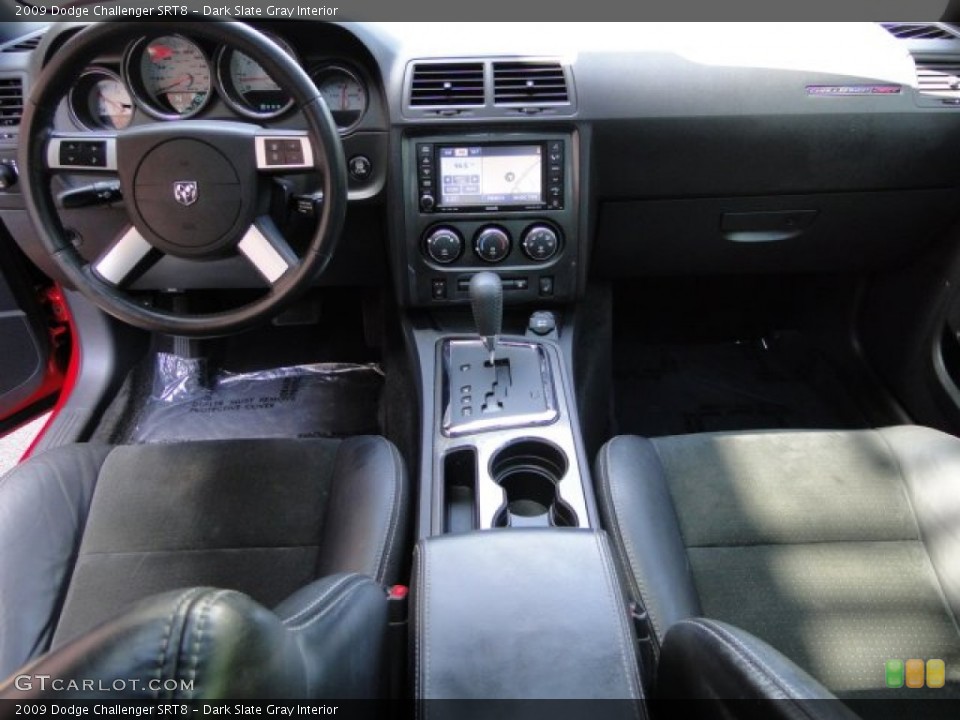 Dark Slate Gray Interior Dashboard for the 2009 Dodge Challenger SRT8 #88412907