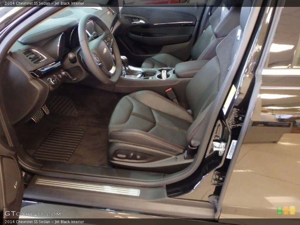 Jet Black Interior Front Seat for the 2014 Chevrolet SS Sedan #88412919