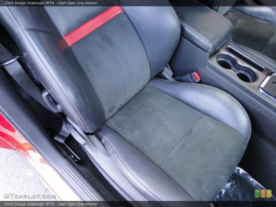 Dark Slate Gray Interior Front Seat for the 2009 Dodge Challenger SRT8 #88413030