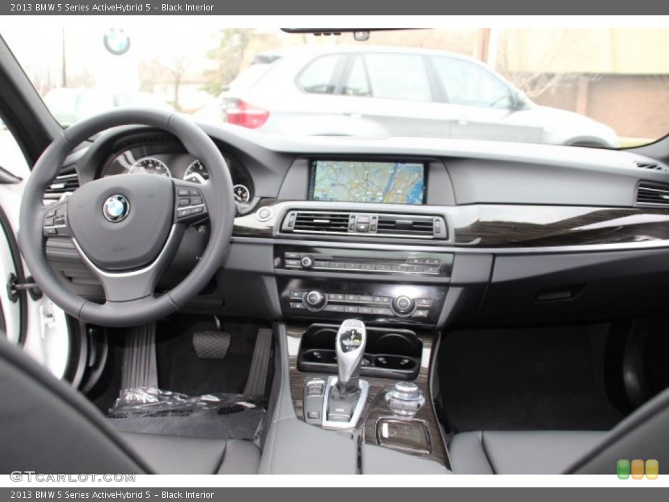 Black Interior Dashboard for the 2013 BMW 5 Series ActiveHybrid 5 #88413489