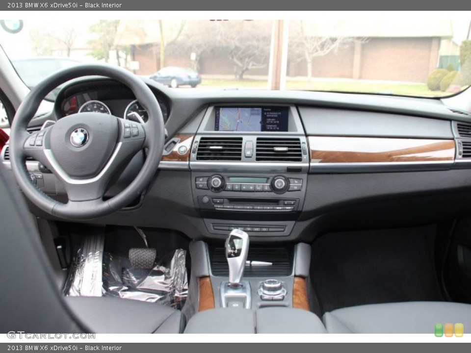 Black Interior Dashboard for the 2013 BMW X6 xDrive50i #88414989