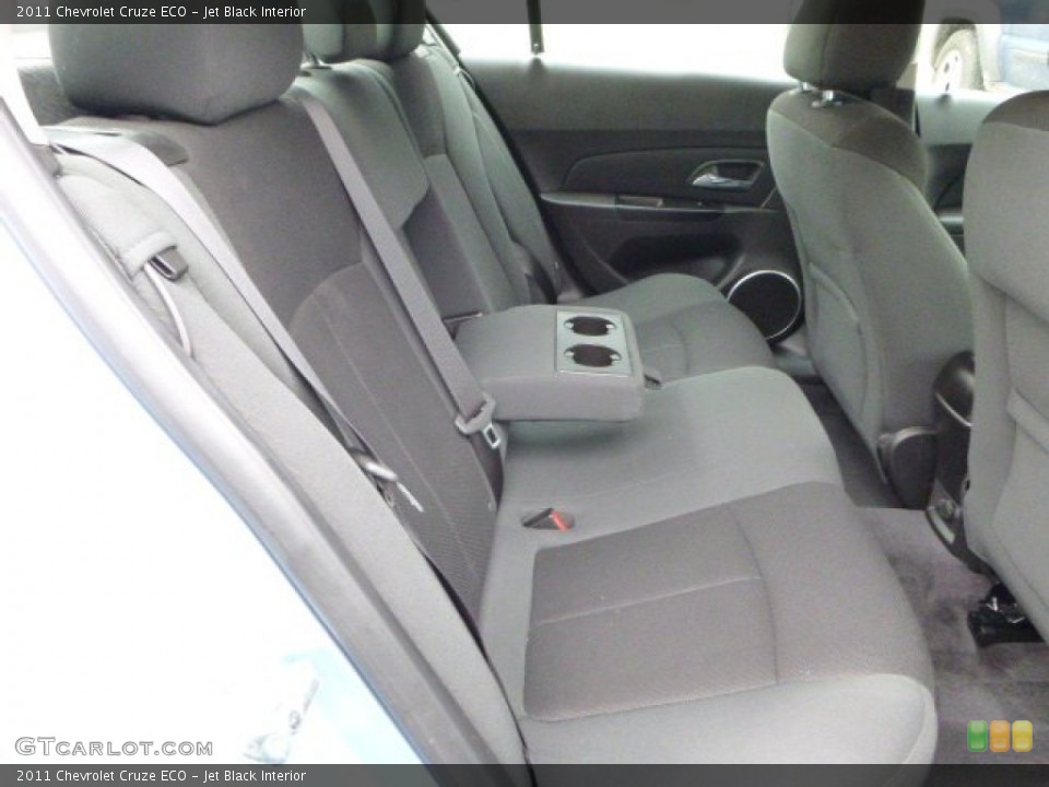 Jet Black Interior Rear Seat for the 2011 Chevrolet Cruze ECO #88415391