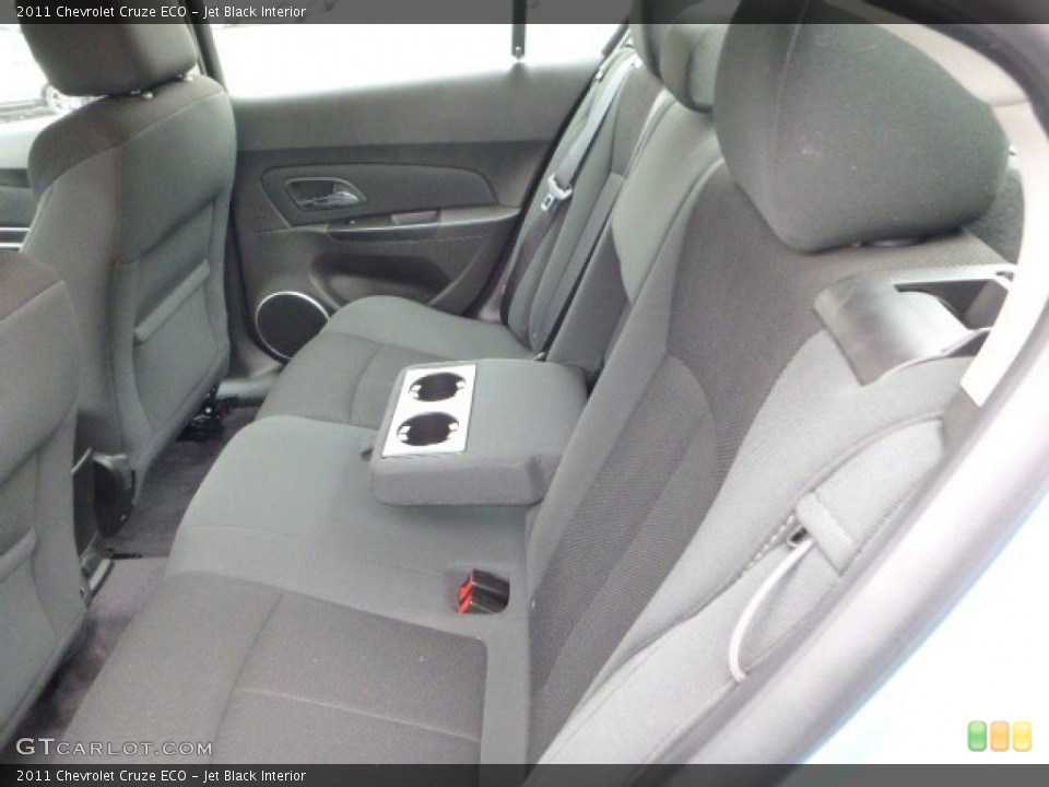 Jet Black Interior Rear Seat for the 2011 Chevrolet Cruze ECO #88415460