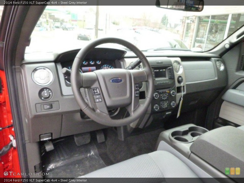 Steel Grey Interior Prime Interior for the 2014 Ford F150 XLT SuperCab 4x4 #88416385