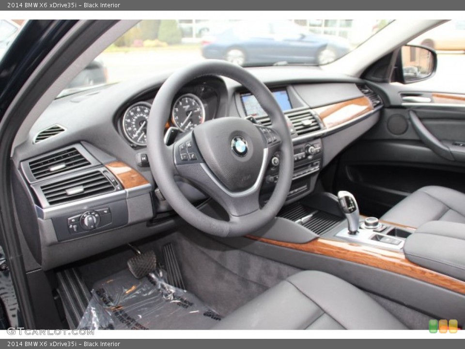 Black Interior Prime Interior for the 2014 BMW X6 xDrive35i #88416426
