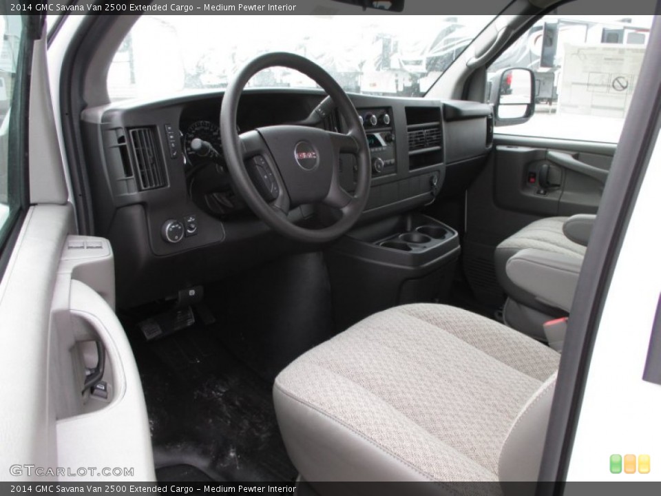 Medium Pewter Interior Photo for the 2014 GMC Savana Van 2500 Extended Cargo #88417723