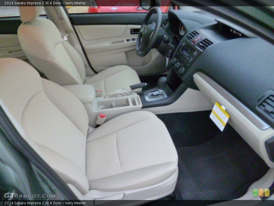 Ivory Interior Front Seat for the 2014 Subaru Impreza 2.0i 4 Door #88417740