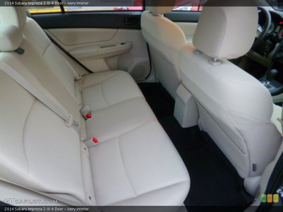 Ivory Interior Rear Seat for the 2014 Subaru Impreza 2.0i 4 Door #88417779