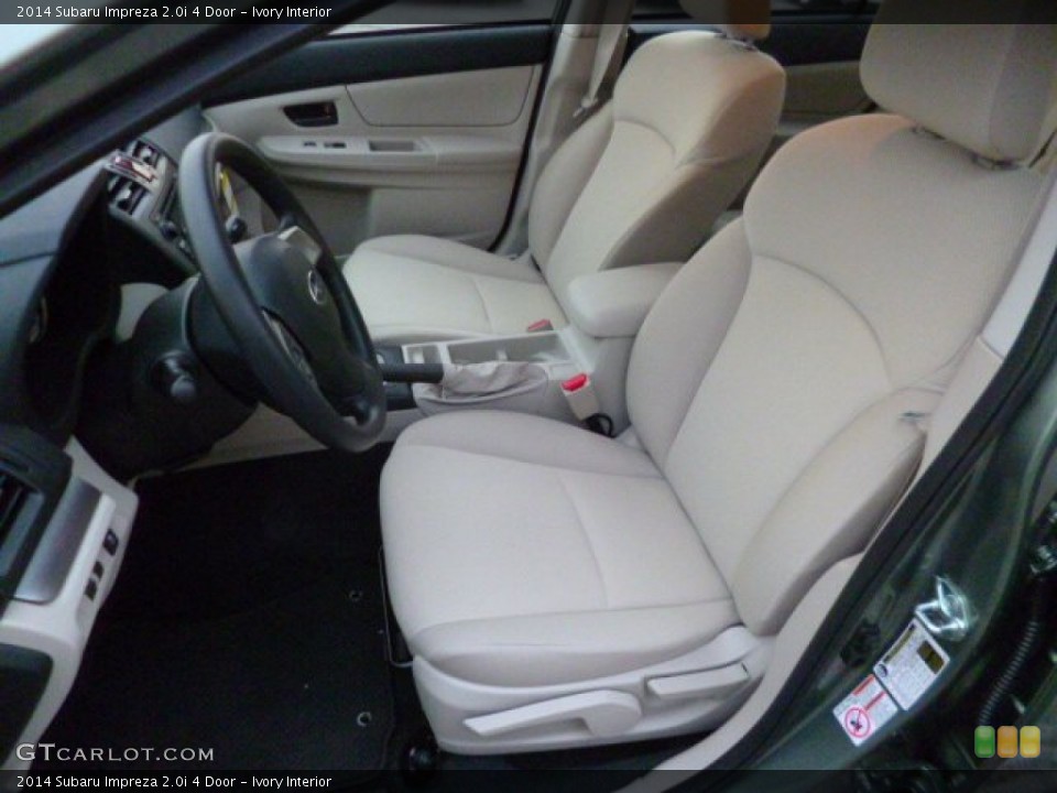 Ivory Interior Front Seat for the 2014 Subaru Impreza 2.0i 4 Door #88417836
