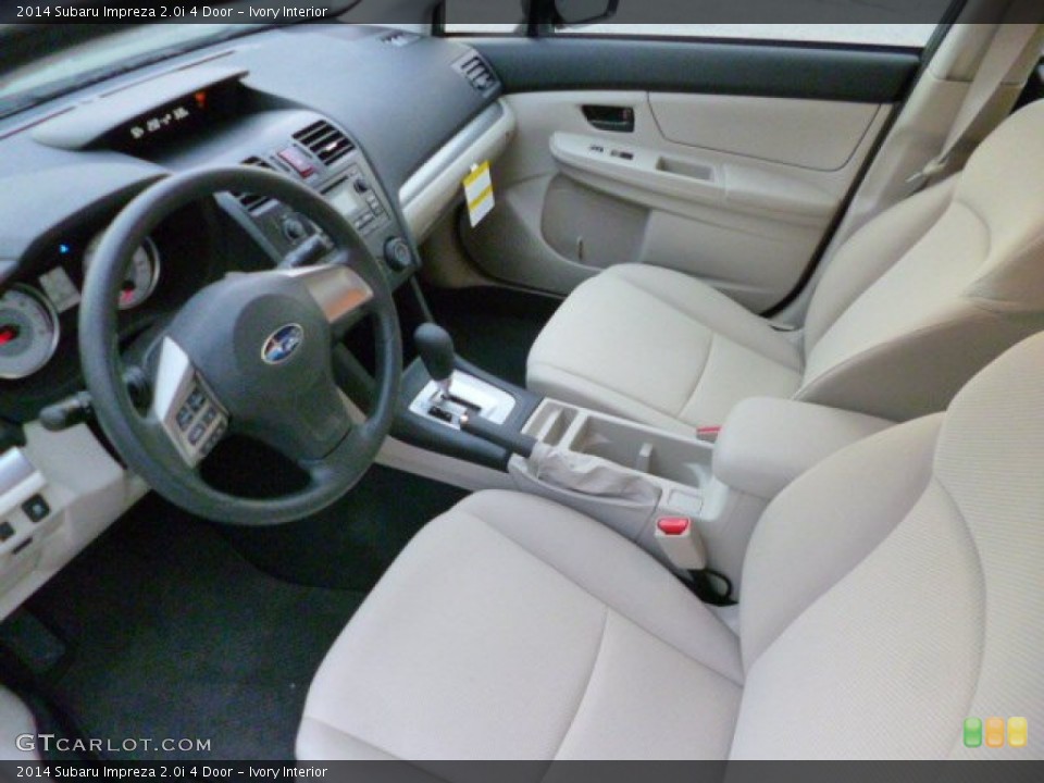 Ivory Interior Photo for the 2014 Subaru Impreza 2.0i 4 Door #88417863