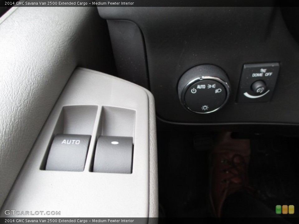 Medium Pewter Interior Controls for the 2014 GMC Savana Van 2500 Extended Cargo #88417890