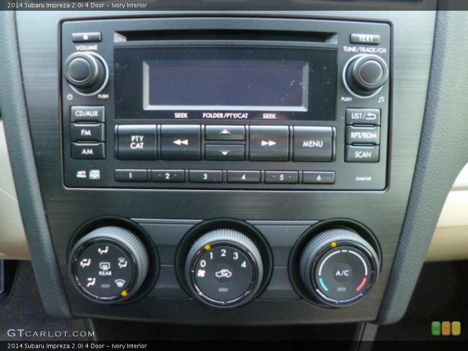 Ivory Interior Controls for the 2014 Subaru Impreza 2.0i 4 Door #88417929