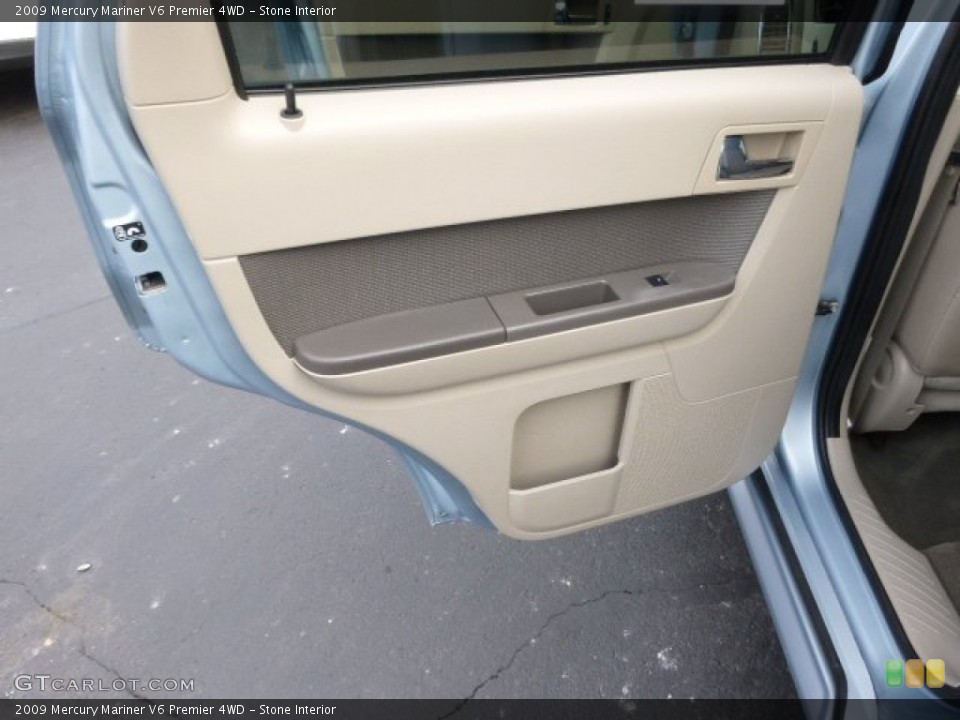 Stone Interior Door Panel for the 2009 Mercury Mariner V6 Premier 4WD #88422768