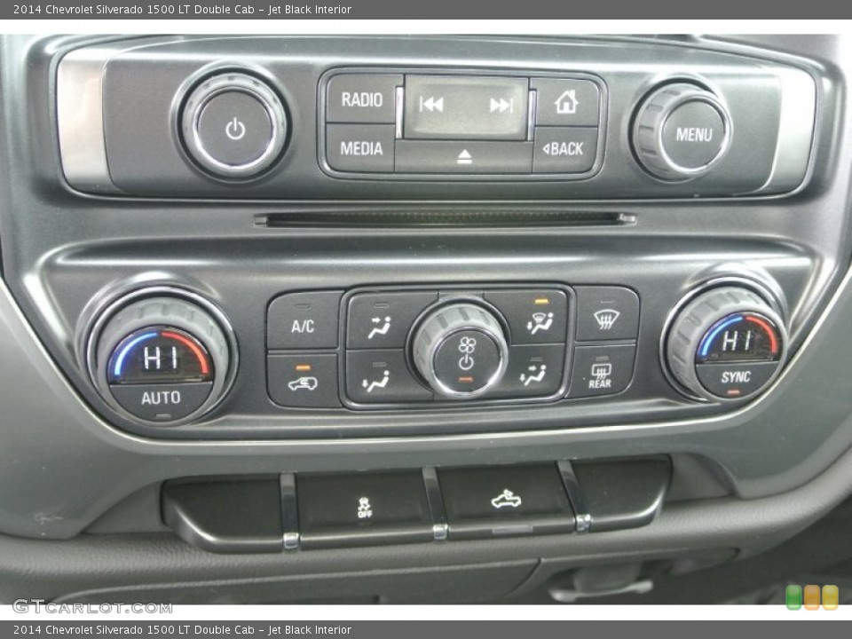 Jet Black Interior Controls for the 2014 Chevrolet Silverado 1500 LT Double Cab #88423419
