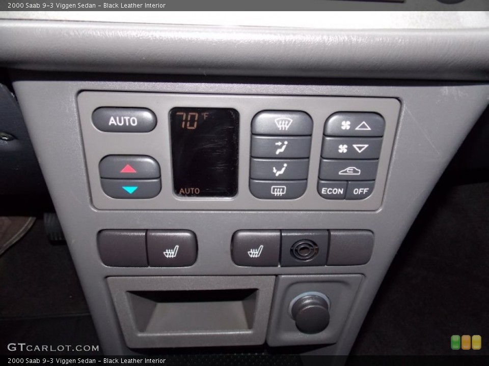 Black Leather Interior Controls for the 2000 Saab 9-3 Viggen Sedan #88423896
