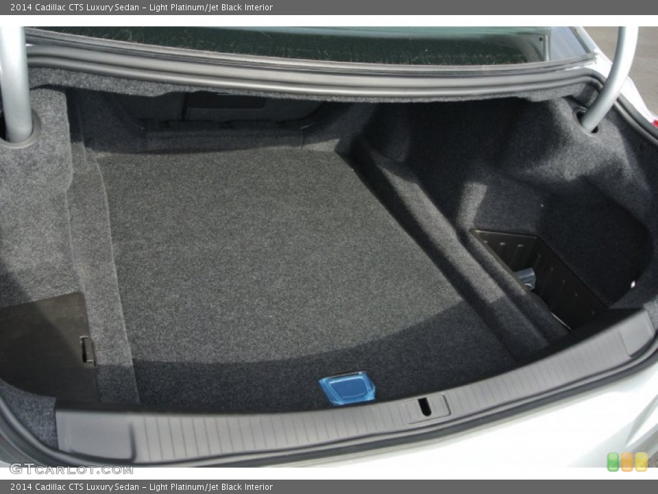 Light Platinum/Jet Black Interior Trunk for the 2014 Cadillac CTS Luxury Sedan #88424958