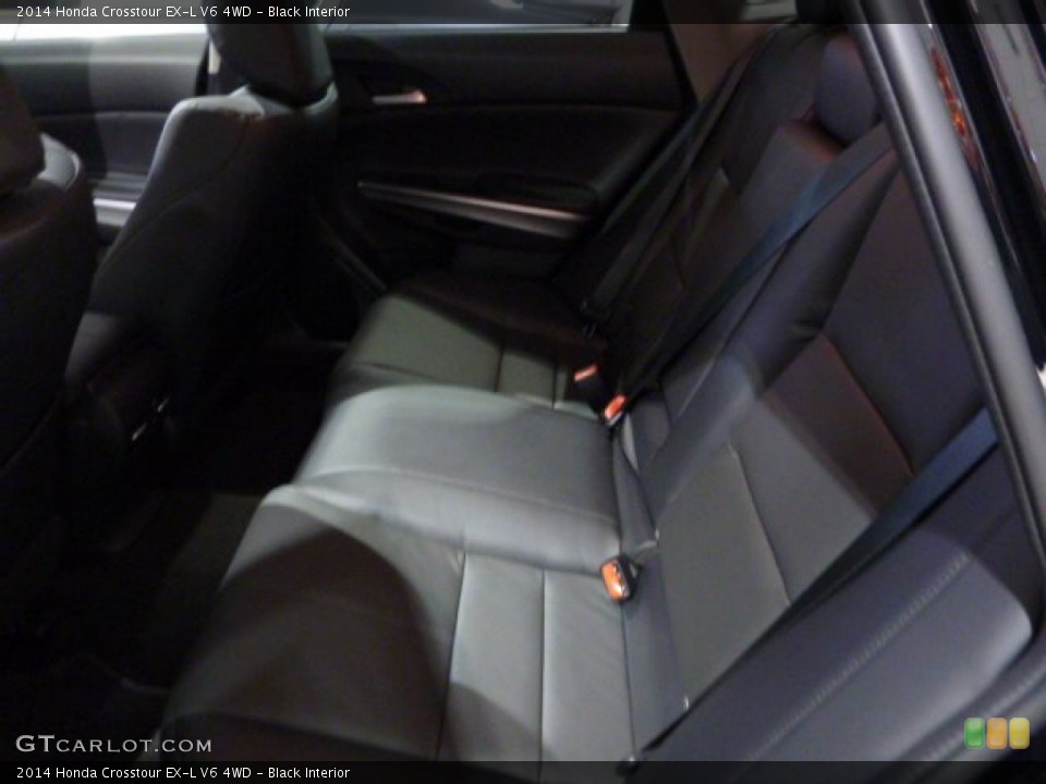 Black Interior Rear Seat for the 2014 Honda Crosstour EX-L V6 4WD #88425579