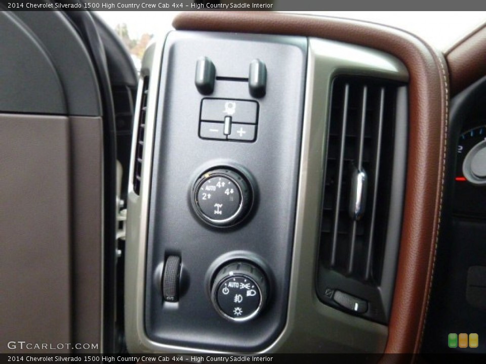 High Country Saddle Interior Controls for the 2014 Chevrolet Silverado 1500 High Country Crew Cab 4x4 #88426674