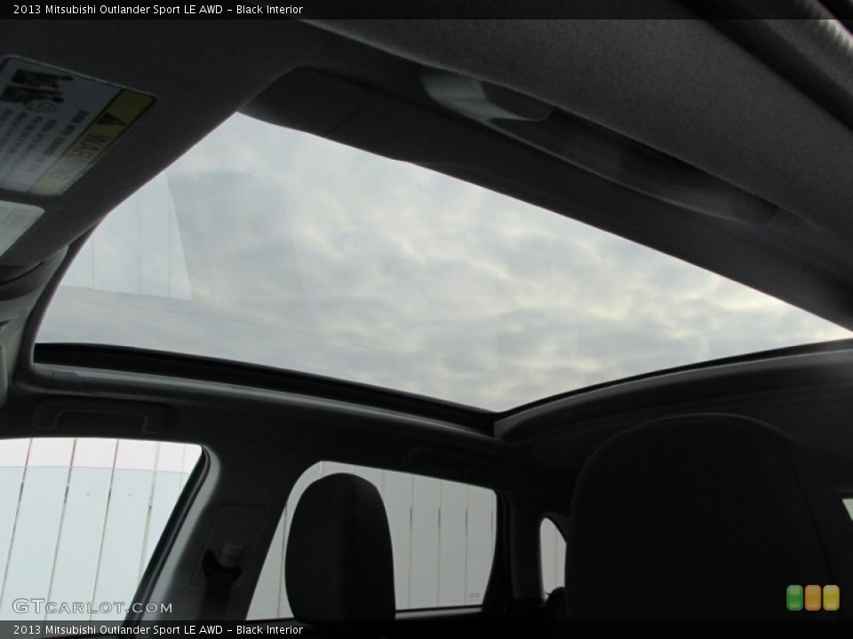 Black Interior Sunroof for the 2013 Mitsubishi Outlander Sport LE AWD #88427391