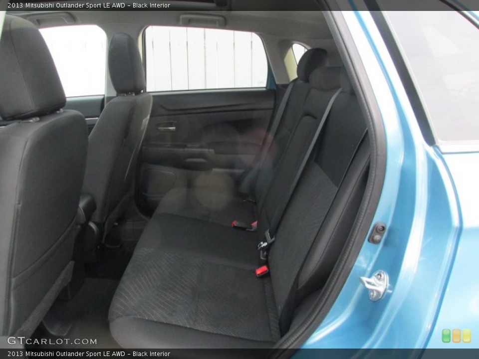 Black Interior Rear Seat for the 2013 Mitsubishi Outlander Sport LE AWD #88427450