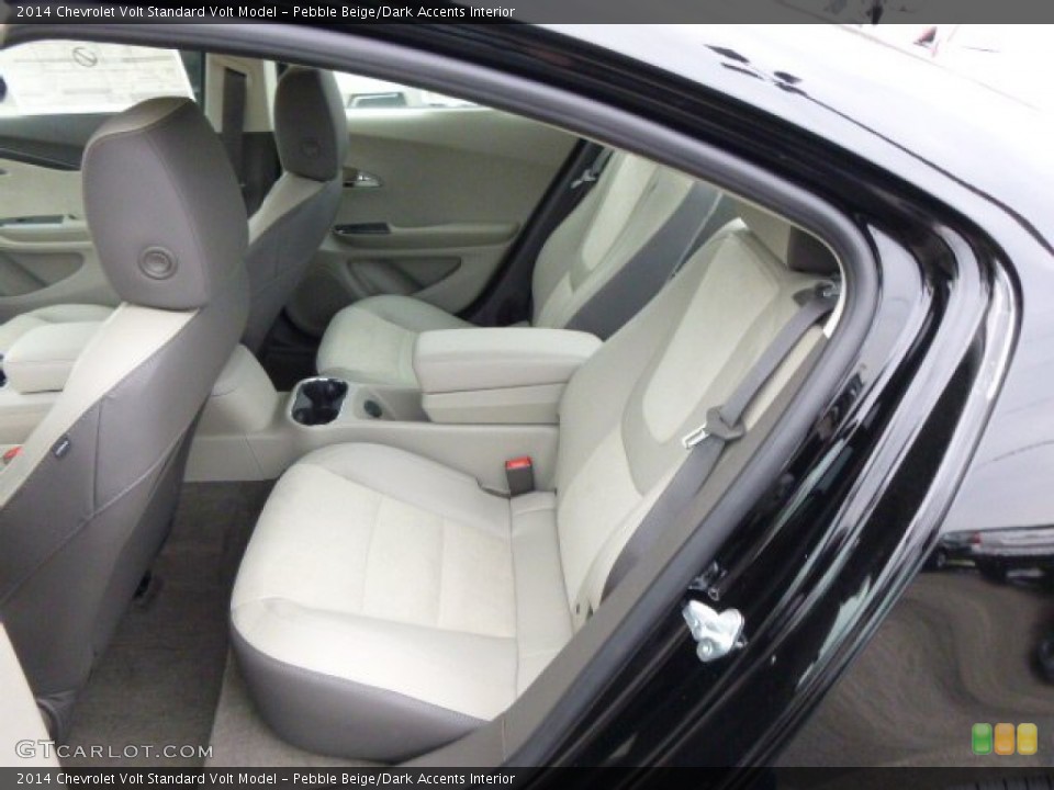 Pebble Beige/Dark Accents Interior Rear Seat for the 2014 Chevrolet Volt  #88428452
