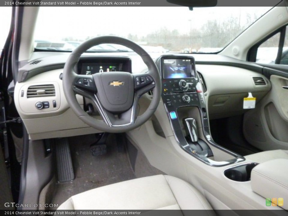 Pebble Beige/Dark Accents Interior Prime Interior for the 2014 Chevrolet Volt  #88428504