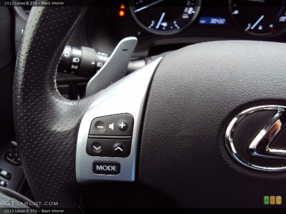 Black Interior Controls for the 2011 Lexus IS 350 #88431473