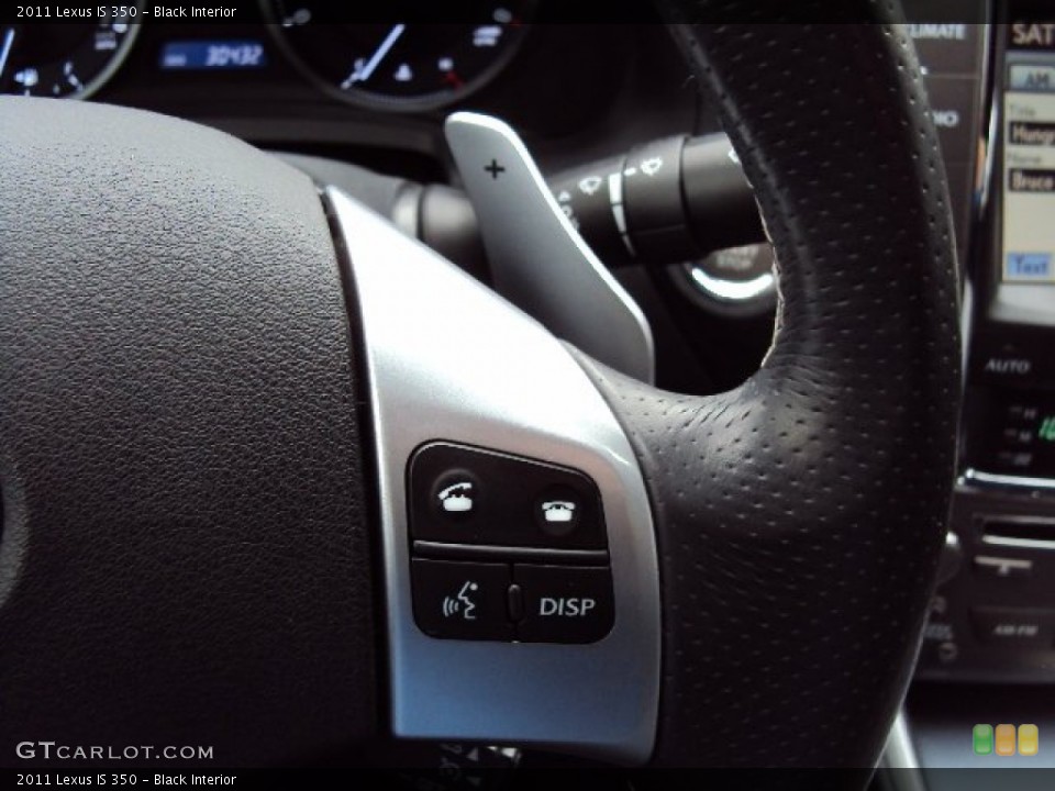 Black Interior Controls for the 2011 Lexus IS 350 #88431493