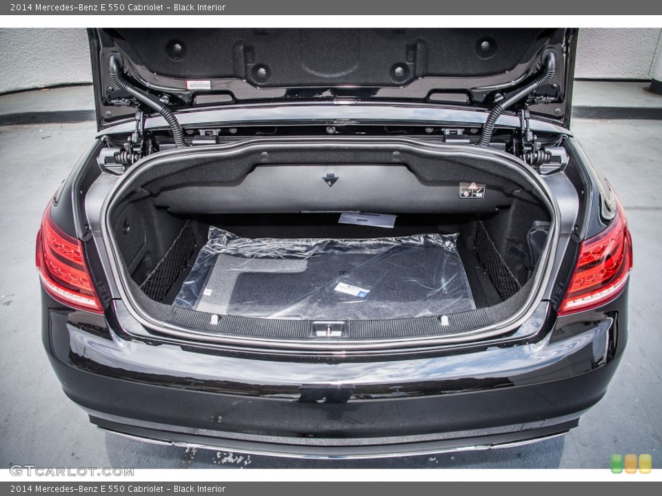 Black Interior Trunk for the 2014 Mercedes-Benz E 550 Cabriolet #88434339