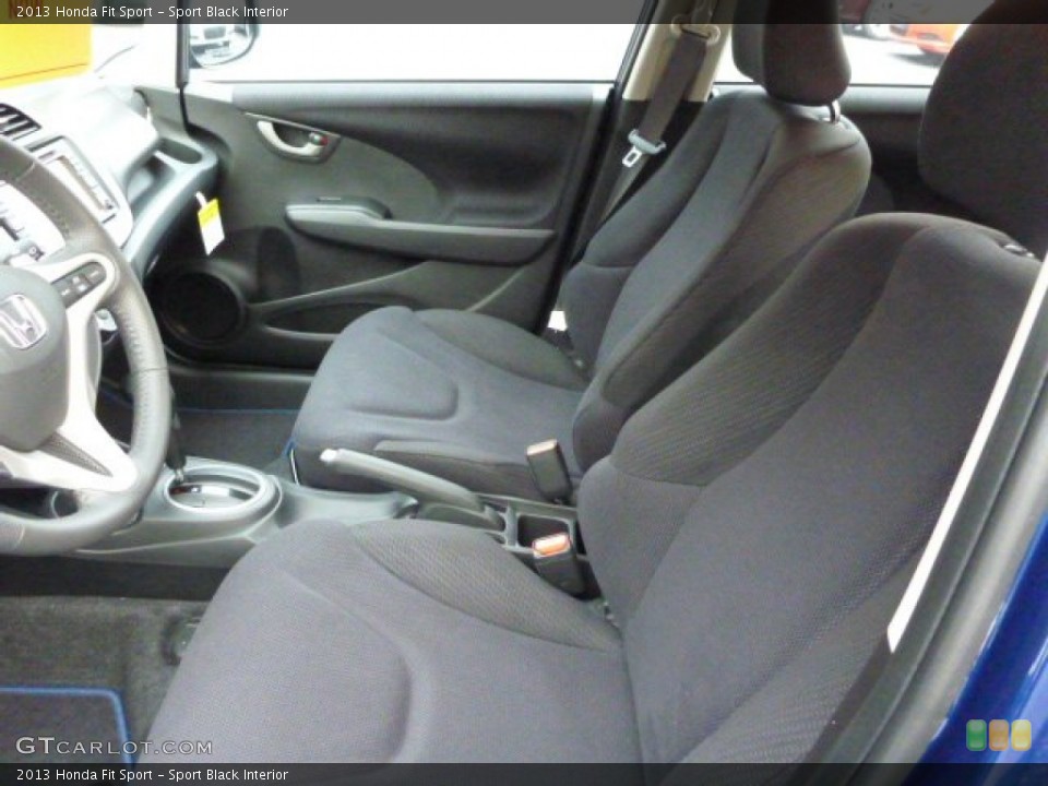 Sport Black Interior Front Seat for the 2013 Honda Fit Sport #88436145