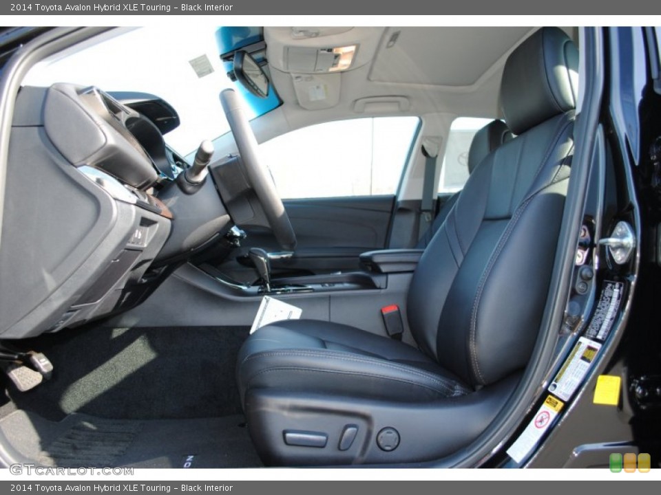 Black Interior Front Seat for the 2014 Toyota Avalon Hybrid XLE Touring #88436166