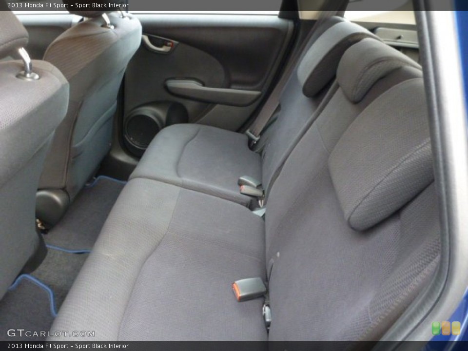 Sport Black Interior Rear Seat for the 2013 Honda Fit Sport #88436169