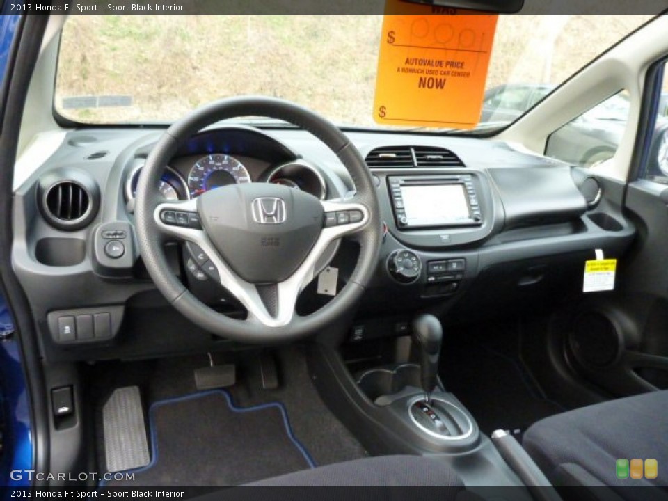 Sport Black Interior Dashboard for the 2013 Honda Fit Sport #88436194