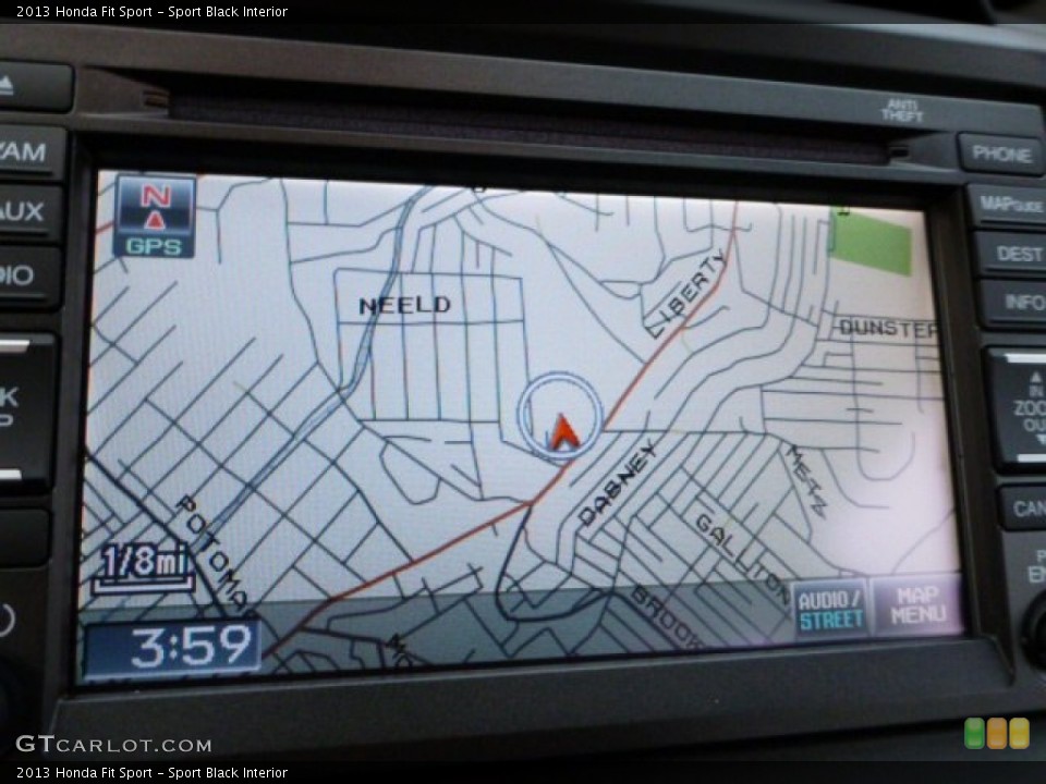Sport Black Interior Navigation for the 2013 Honda Fit Sport #88436280