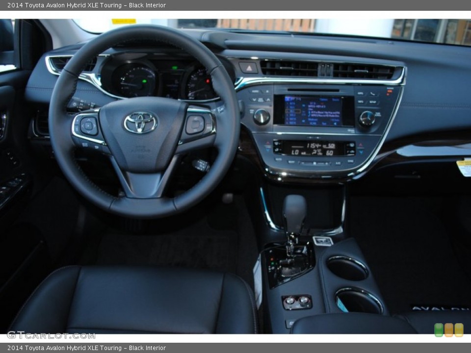 Black Interior Dashboard for the 2014 Toyota Avalon Hybrid XLE Touring #88436361