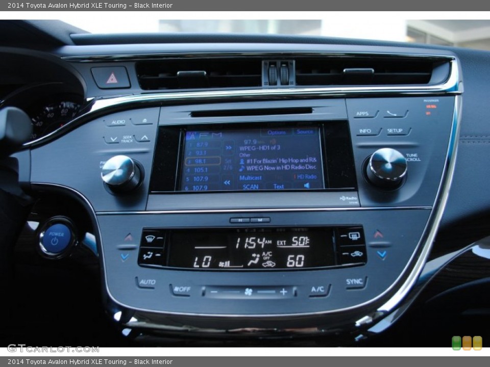 Black Interior Controls for the 2014 Toyota Avalon Hybrid XLE Touring #88436382