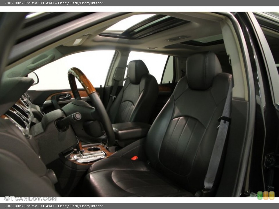 Ebony Black/Ebony Interior Photo for the 2009 Buick Enclave CXL AWD #88437708