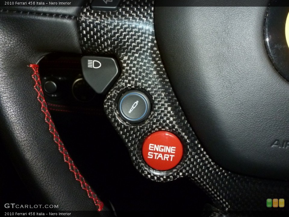 Nero Interior Controls for the 2010 Ferrari 458 Italia #88438230