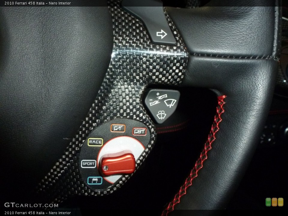 Nero Interior Controls for the 2010 Ferrari 458 Italia #88438299