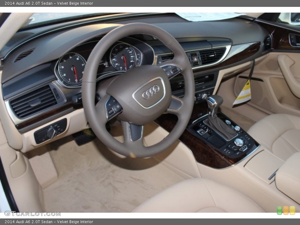 Velvet Beige Interior Photo for the 2014 Audi A6 2.0T Sedan #88440015