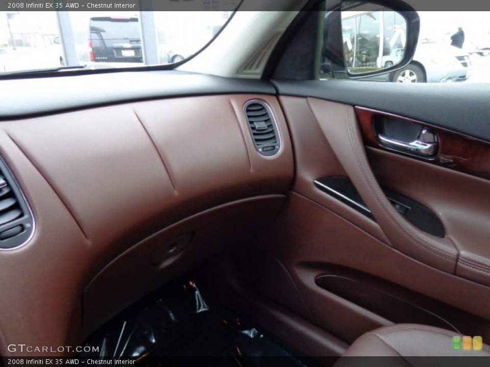 Chestnut Interior Dashboard for the 2008 Infiniti EX 35 AWD #88445676